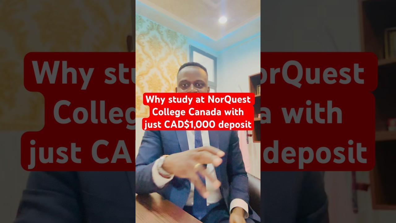 Why study at NorQuest College, Canada 🇨🇦 📍 Low tuition📍 CAD1000 deposit📍 PGWP | Co-op