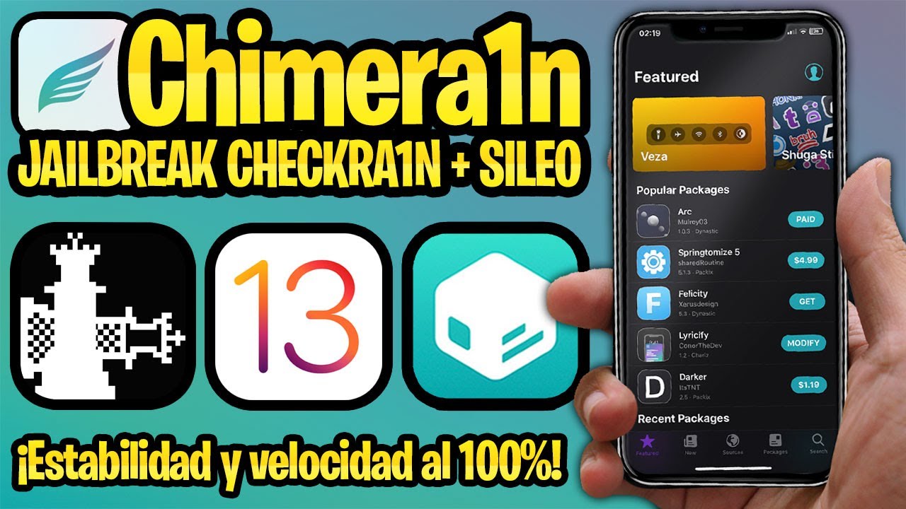 TUTORIAL ✅ NUEVO Chimera1n LIBERADO iOS 13.4.1 (Jailbreak Checkra1n + Sileo)