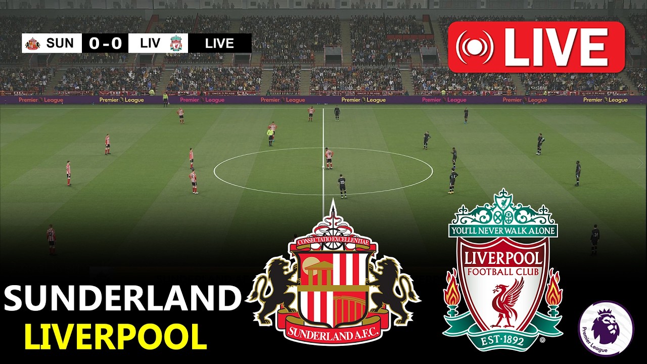 Sunderland vs Liverpool | English Premier League 2026 | Epl Live | PES 21 Simulation