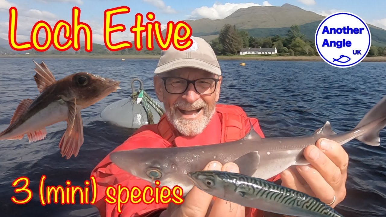 Kayak Fishing Loch Etive : West Coast Scotland : Mini Spurdogs : Challenging conditions!