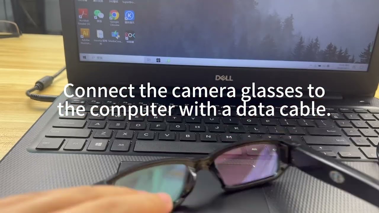 KONLEYA Camera Glasses HD 1080p Fashion Recording Glasses Mini Smart Glasses with Camera