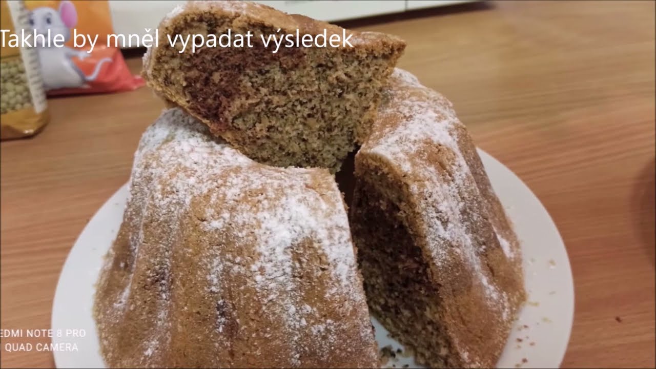 ořechová bábovka