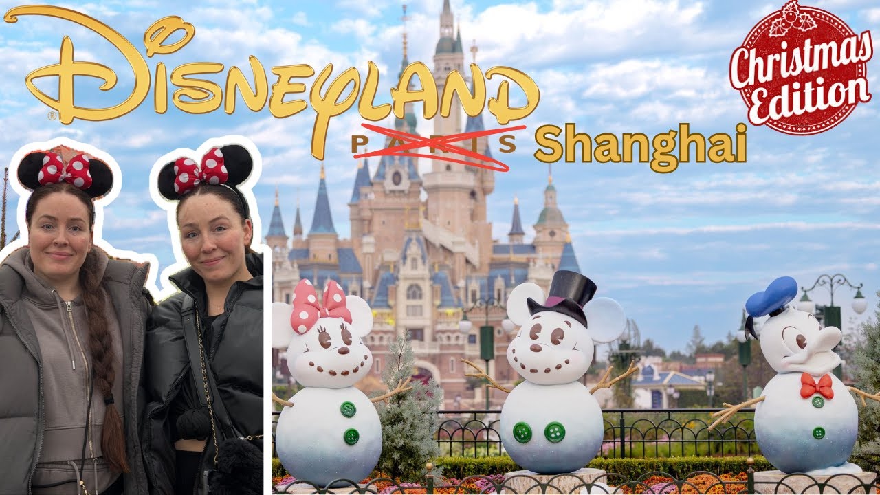 🎄 Shanghai Disneyland at Christmas | Is It Worth It? 🇨🇳✨