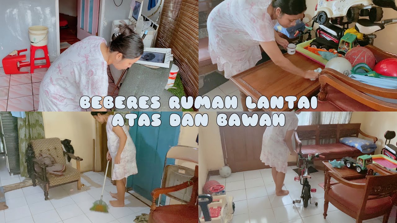 BEBERES RUMAH LANTAI ATAS DAN BAWAH