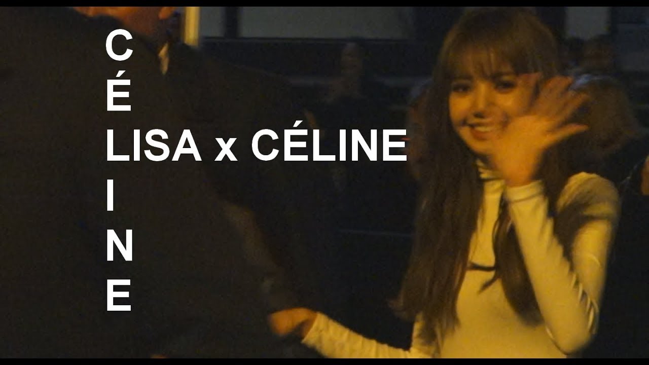 190927 LISA 리사 BLACKPINK 블랙핑크 @ CELINE FASHION SHOW IN PARIS 블링크 LALISA MANOBAN 2019.09.27 FRONT ROW