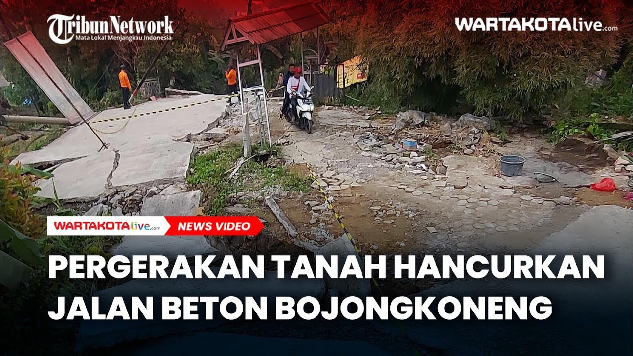 Warga Bojongkoneng Sulit Beraktivitas Karena Jalan Hancur