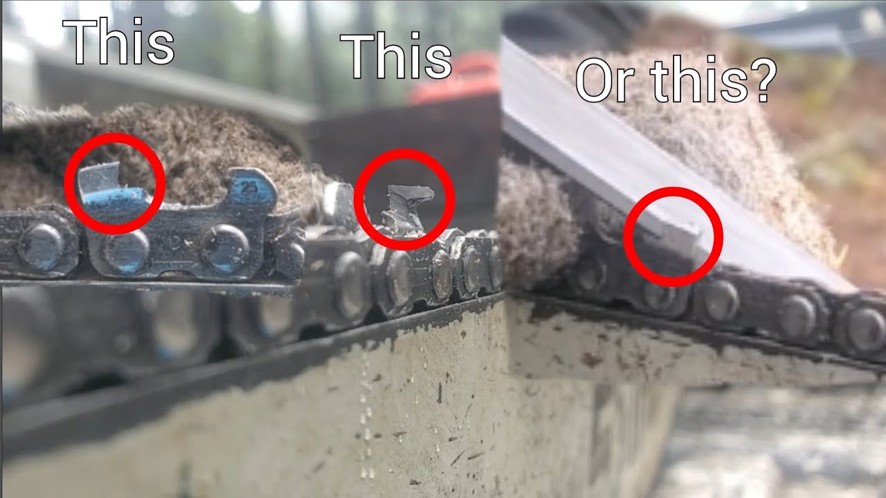How to File Chainsaw Chain [square ground]