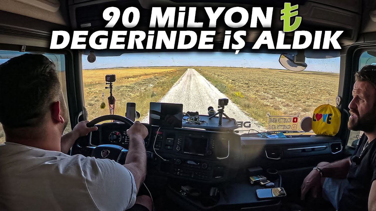 Konya'nın Uçsuz Bucaksız Ovalarına Yük Götürdük / 90 Milyonluk İş Aldık / Patron İle Konya Seferi..!