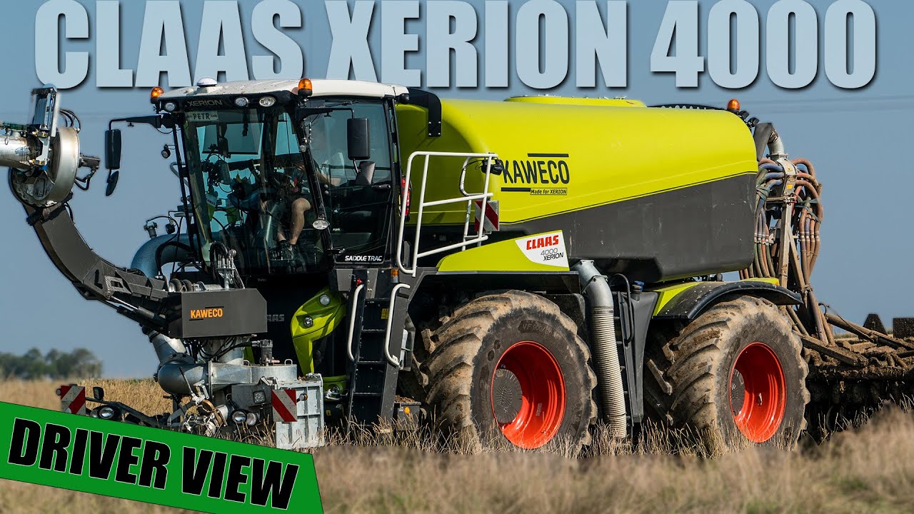Claas Xerion 4000 Saddle trac | GoPro/driver view