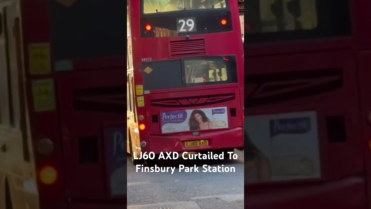 Маршрут LJ60 AXD сокращен до станции Финсбери-парк #fortheloveofbuses #arrivalondon #travel