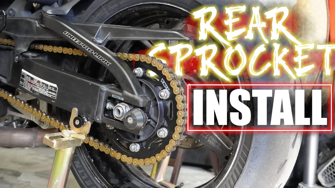 How to Change Rear Sprocket and Remove/Install Rear Wheel | CBR600rr