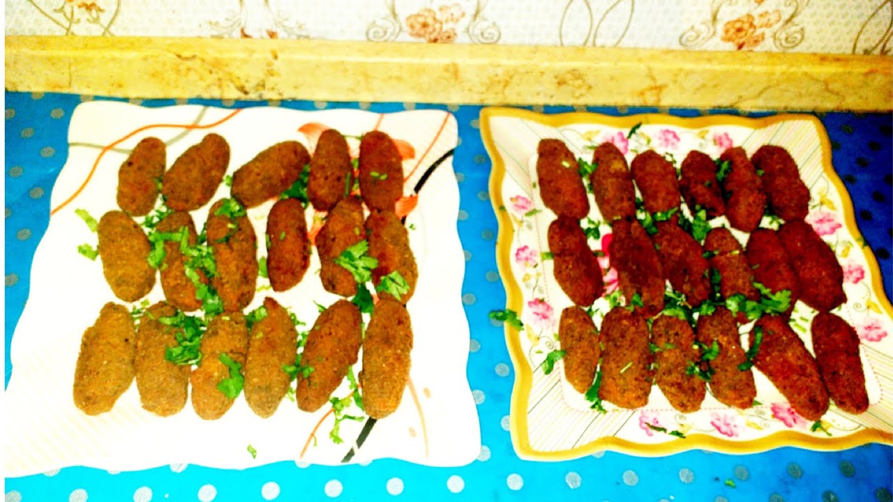 من نص كيلو كبد وقوانص 😋😋عملت ٣٥ صابع كفتة مش حتبطلي تعمليها توووحفة من مطبخى👌👌