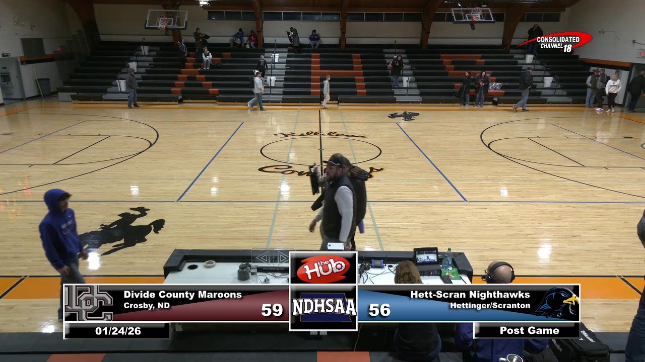 Hettinger-Scranton Vs Divide County Double Header Basketball