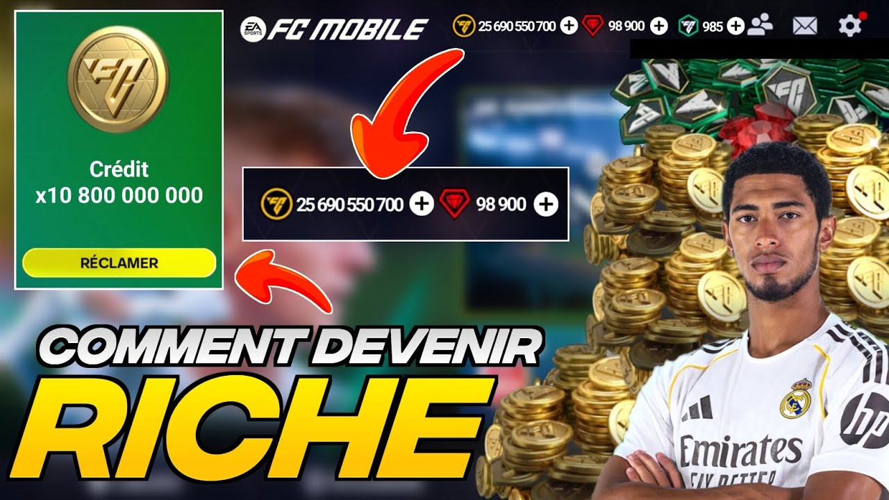 Comment GAGNER des Millions de CRÉDITS sur FC Mobile 26 | Devenir Riche sur FC Mobile (Astuces)