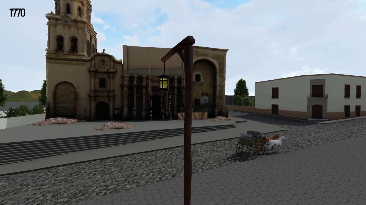 Plaza de Armas de Saltillo 1620 - 2018