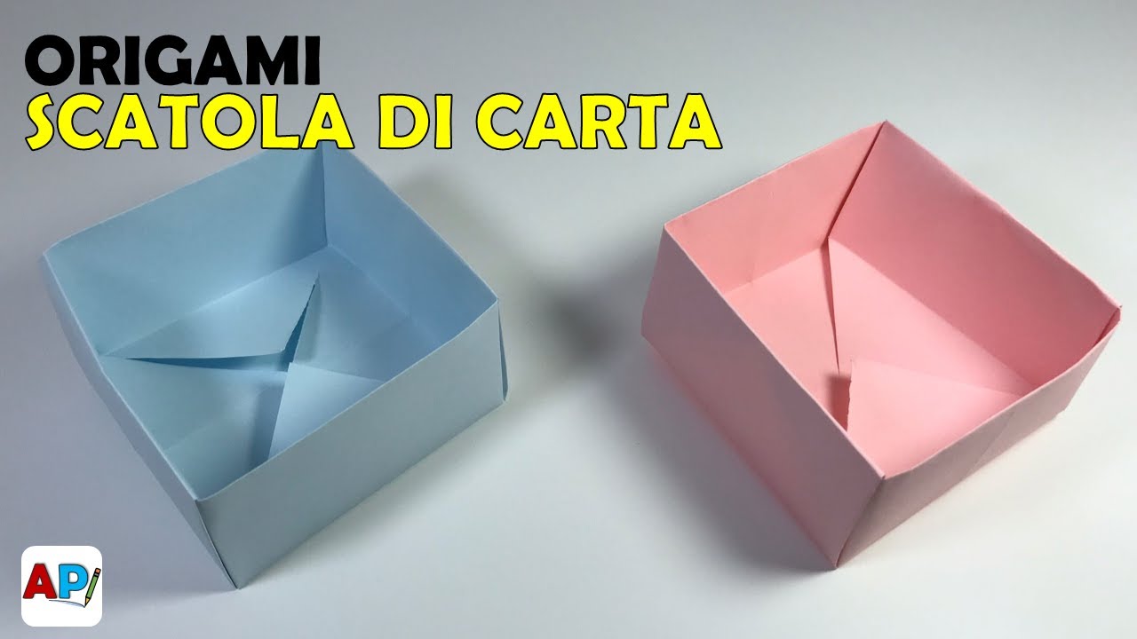 Origami semplice: Come piegare una scatola di carta