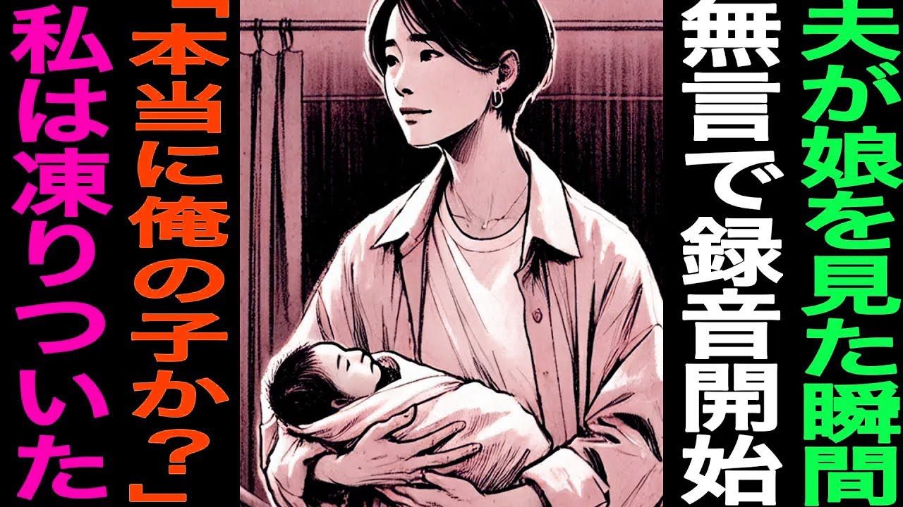 【漫画】「俺の子じゃないよな？」娘の顔を見た夫が“録音ON”で離婚宣告→両家集結・慰謝料請求・嫡出否認→私は娘と共に捨てられた（修羅場）