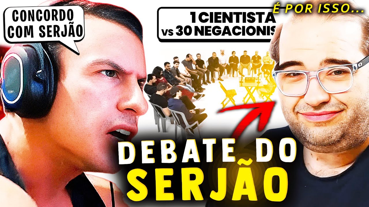 SUPER XANDÃO REAGINDO - 1 CIENTISTA VS 31 NEGACIONISTAS | FT. SÉRGIO SACANI (DEBATE NO REDCAST)