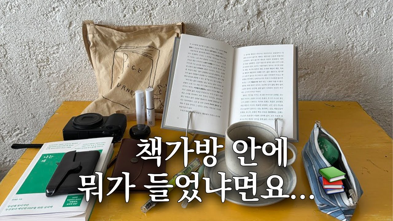 가볍지만 알차다📚 요즘 제 최애 책가방을 소개합니다!