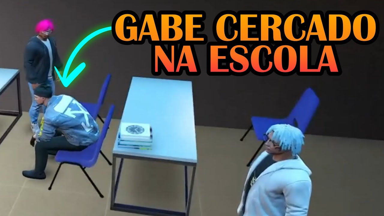 CONNOR DA FRANÇA E ROXOS SE UNEM PARA PEGAR O GABE NA ESCOLA | CDA - GTA-RP