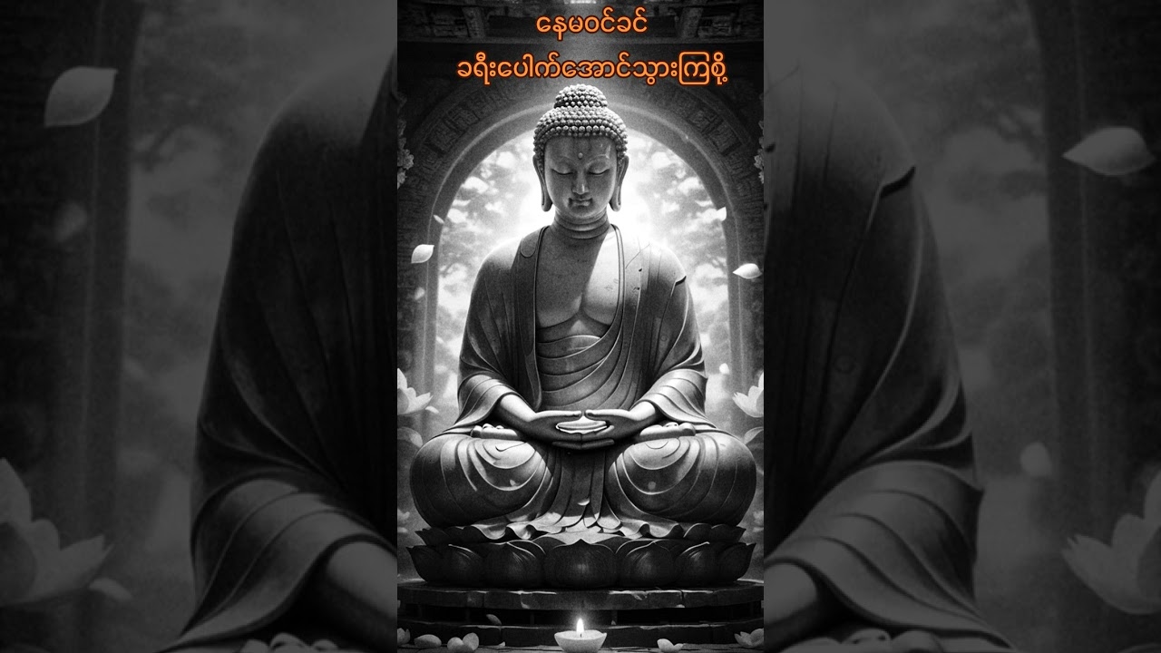#နေမဝင်ခင် ခရီးပေါက်အောင် သွားကြပါစို့#တရားတော်#fyp