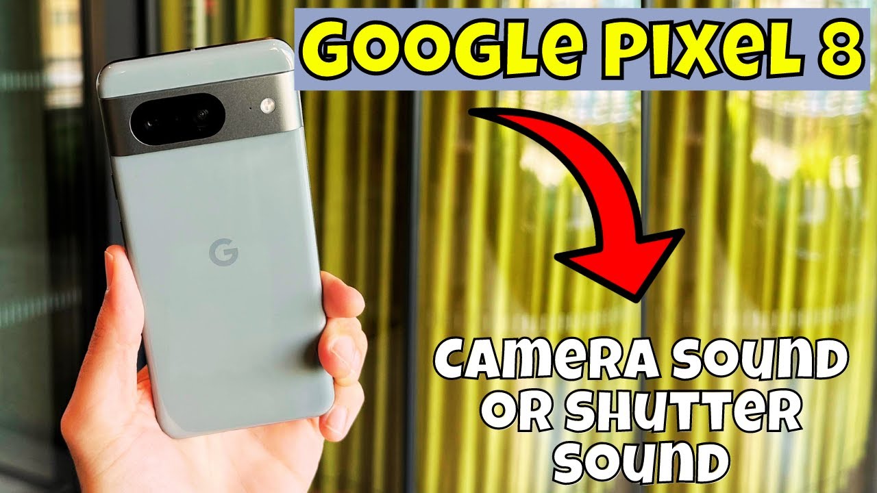 Camera sound or shutter sound Google Pixel 8 || How to set Sound settings || Shutter sound settings