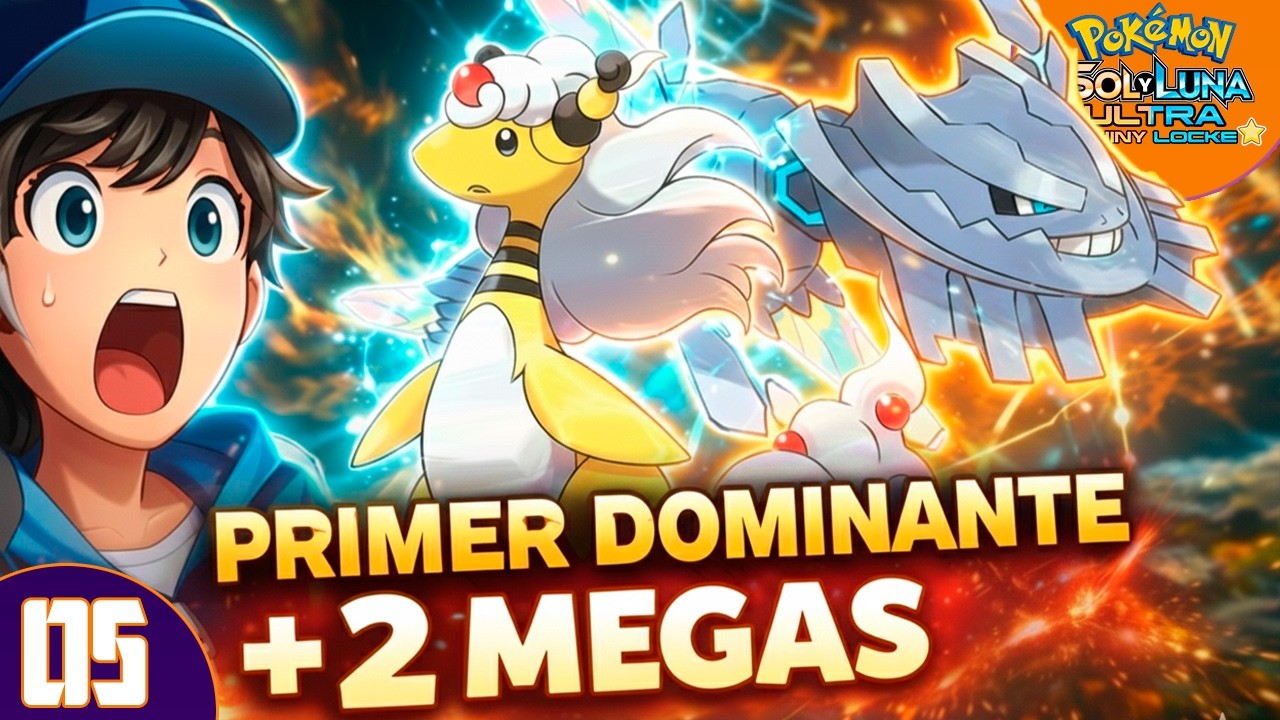 PRIMER DOMINANTE… ¡Y 2 MEGAS! 😱 | Pokémon Ultra Luna Shinylocke Ep. 5