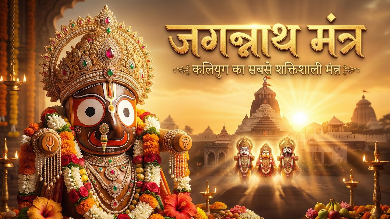 Shree Jagannath Mantra | ॐ श्री जगन्नाथाय नमः | Powerful Jagannath Mantra for Peace | Divine Energy