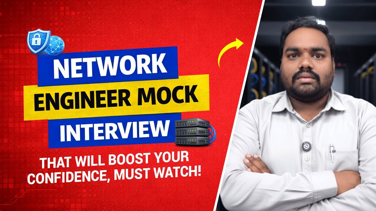 Network Engineer Mock Interview That Will Boost Your Confidence | Must Watch! #networkershome #ccie