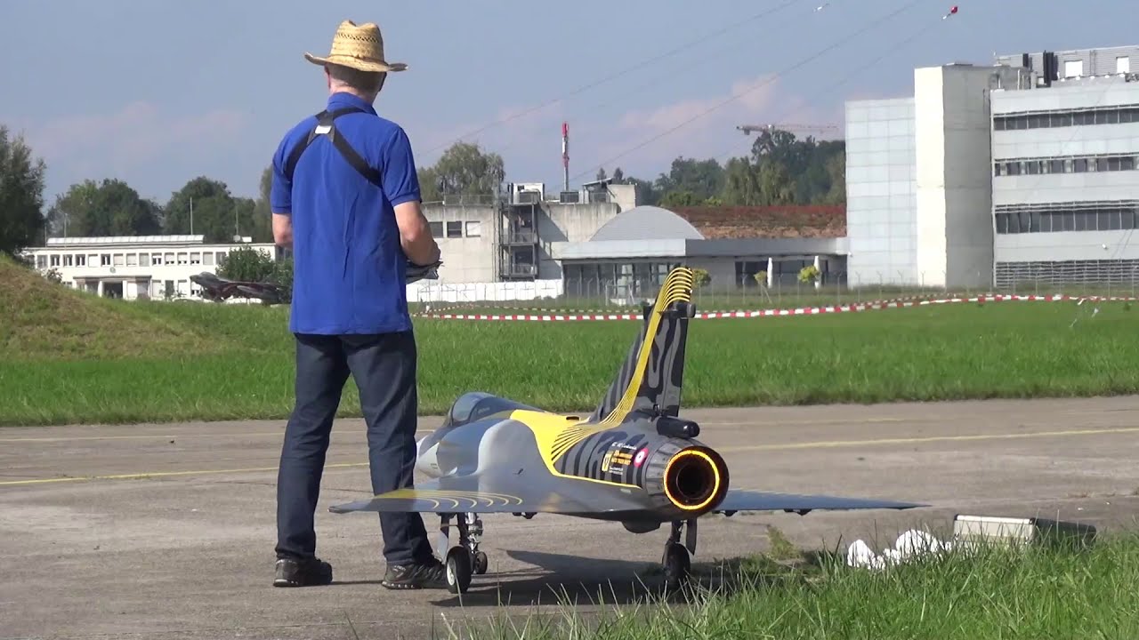Giant Mirage 2000 RC Turbine Jet detailed Scale Model Nato Tiger meeting