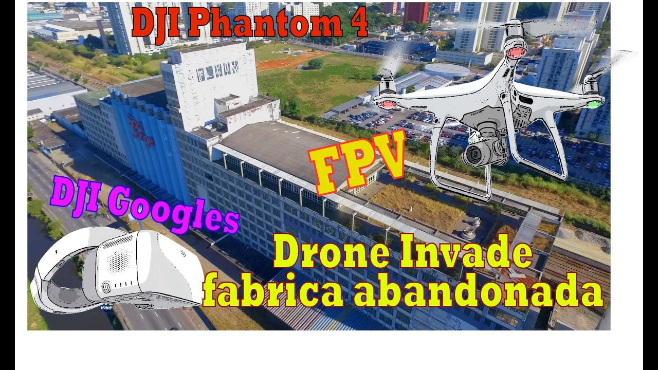 Drone invade fabrica, Moinho São Jorge em Santo Andre