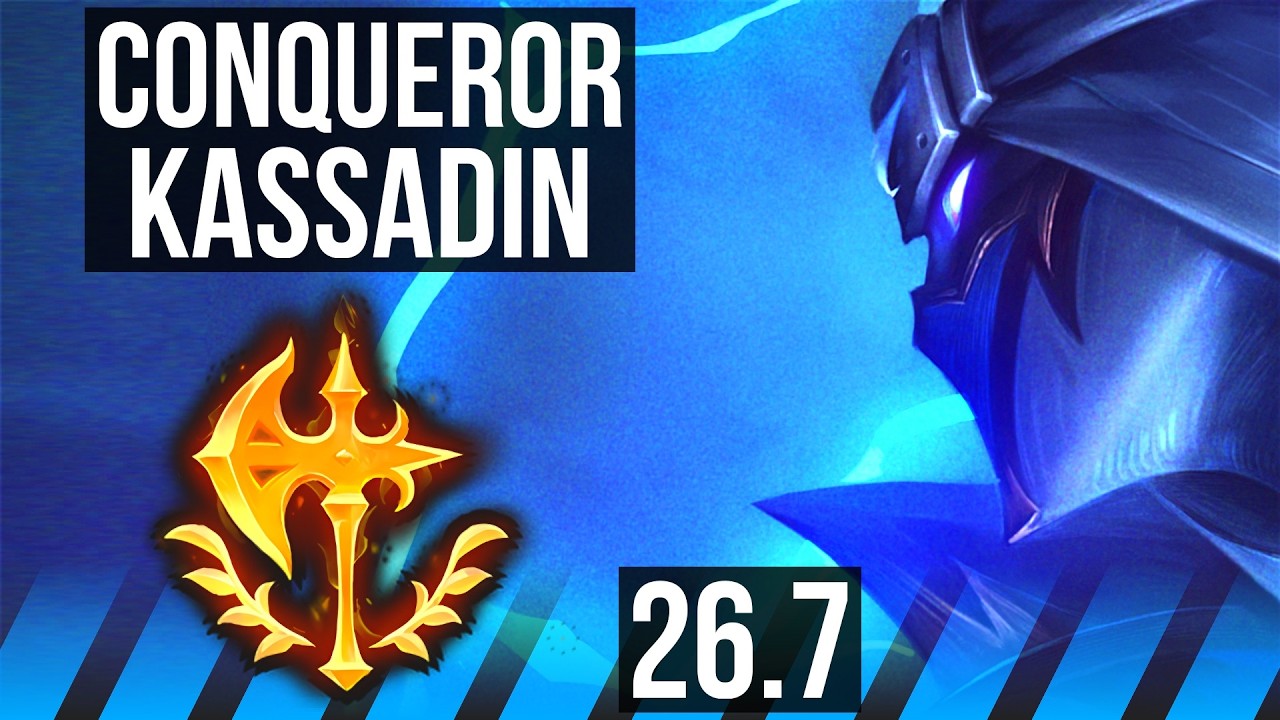 KASSADIN vs AHRI (MID) | Conqueror | KR Master | 26.7