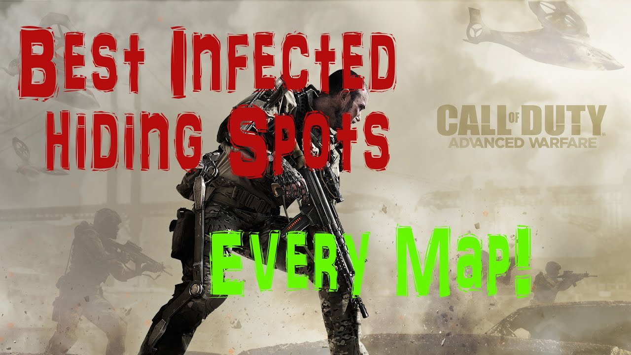 Best Infected Hiding Spots for COD Advanced Warfare for EVERY MAP!!!