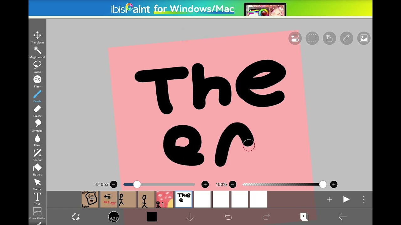 Rushed drawing
