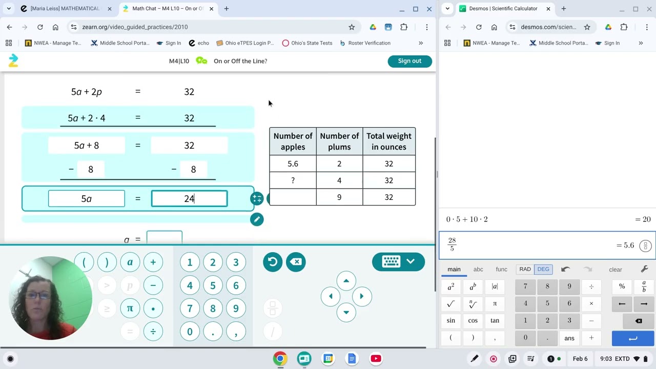 M4Z10  Zearn Mission 4 Lesson 10: On or Off the Line?