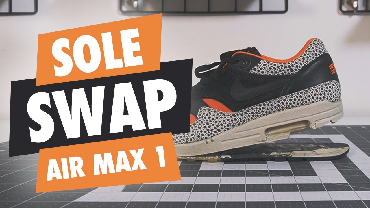 Cambio de Suelas de unas Nike AIR MAX 1 😖