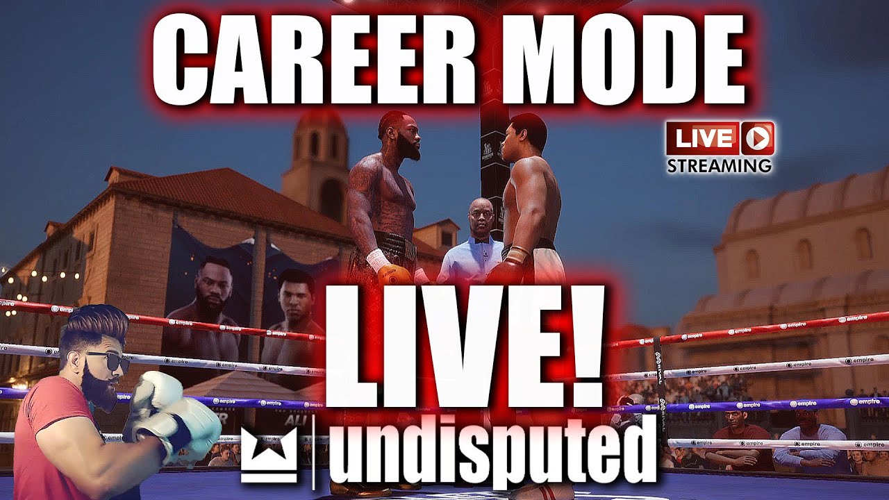 PLAYING THE NEW CAREER MODE IN UNDISPUTED LIVE!! (Ep. 1 Hardest Difficulty)
