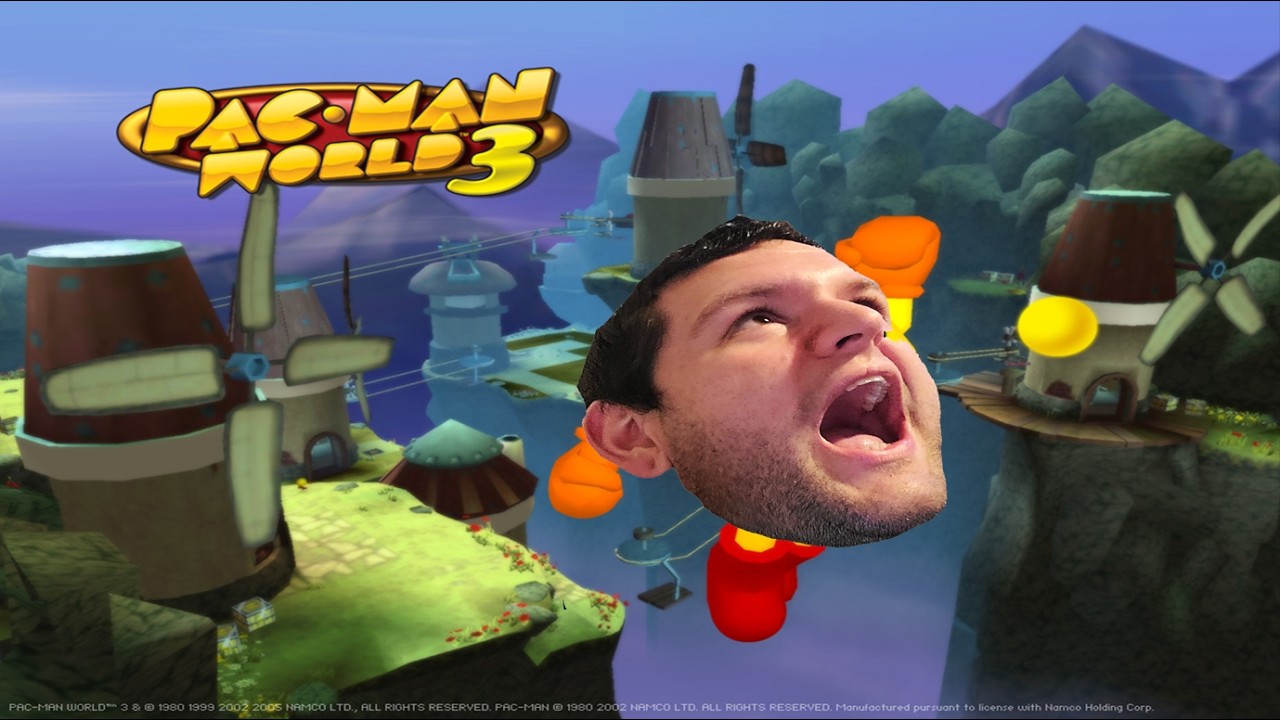 A GAME WHERE THE MAIN CHARACTER TALKS OMG! [Pacman World 3] Gamecube Gameplay