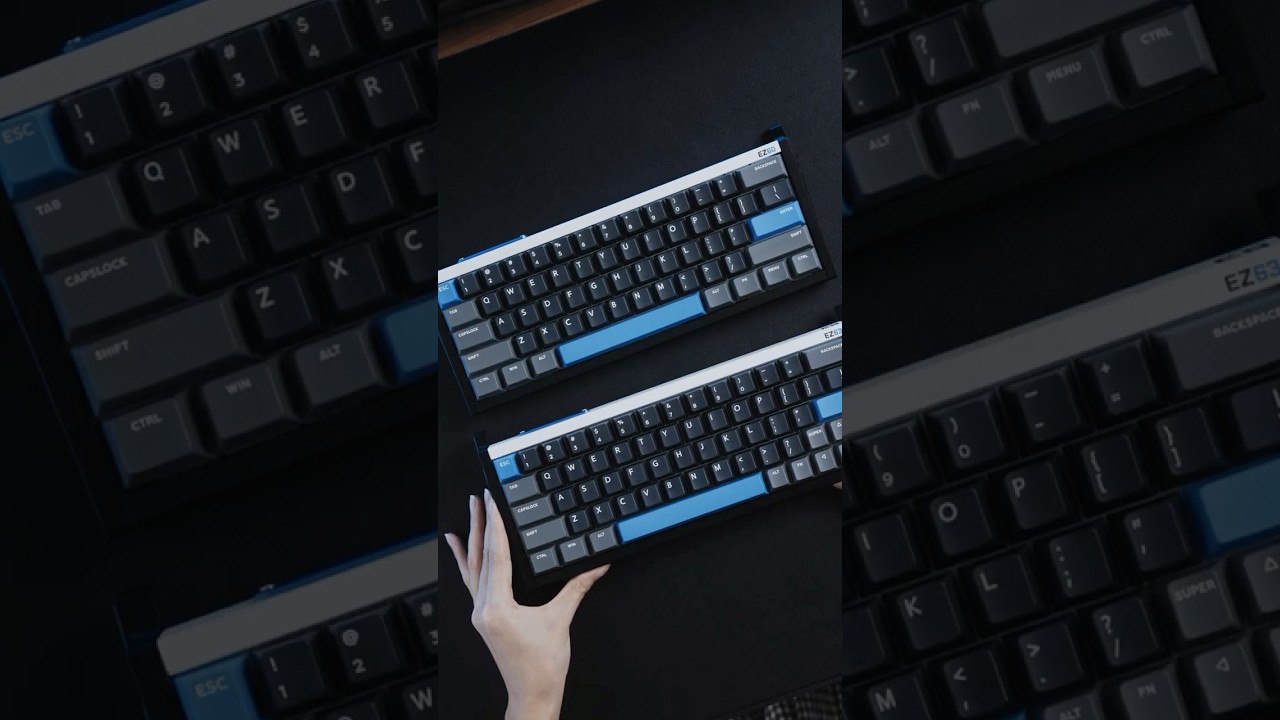 Q: Do you prefer EZ60 or EZ63? A: I have both!  #valorant #gamingkeyboard #iqunix #ez60 #ez63