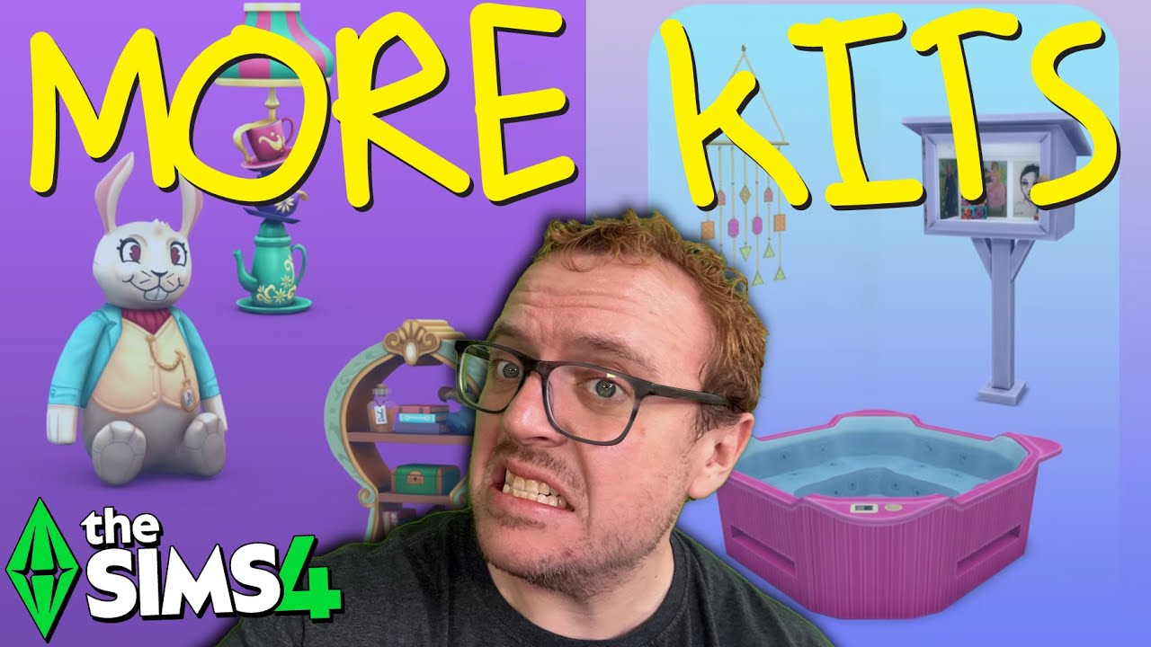EVEN MORE KITS?! Wonderland Playroom and Yard Charm Kit Reveal | The Sims 4