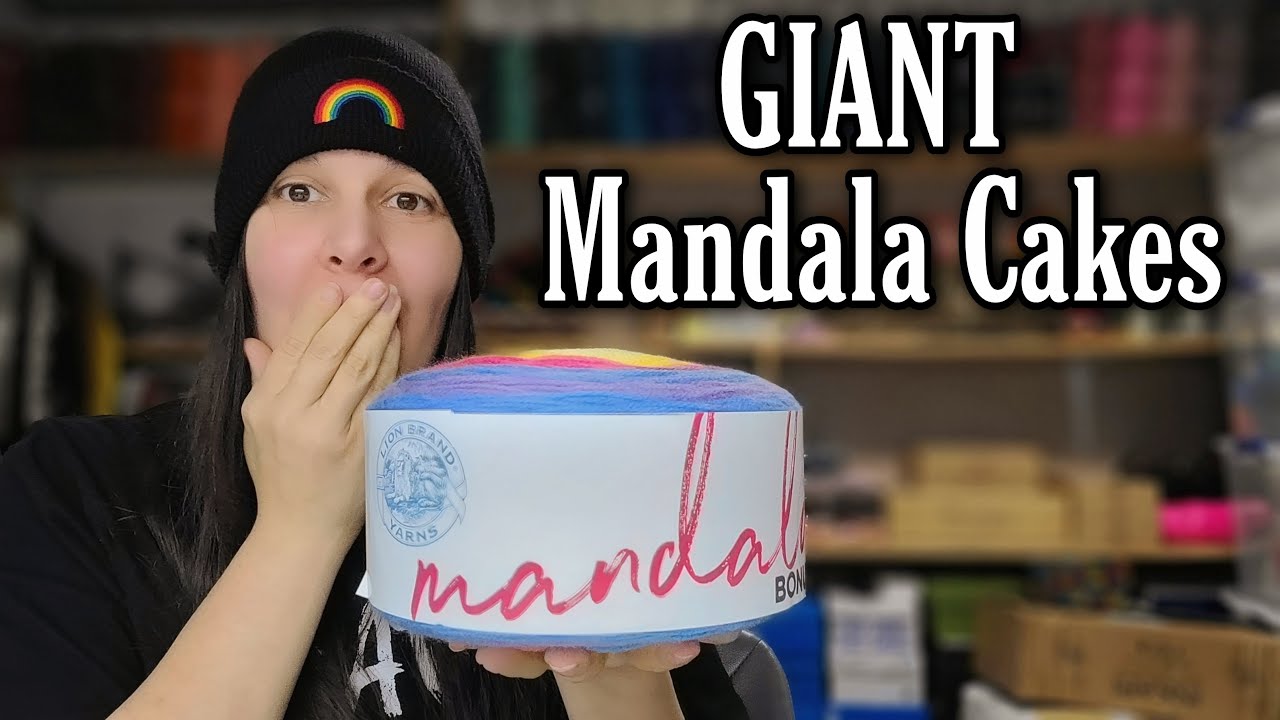 New Yarn from Lion Brand GIANT MANDALAS