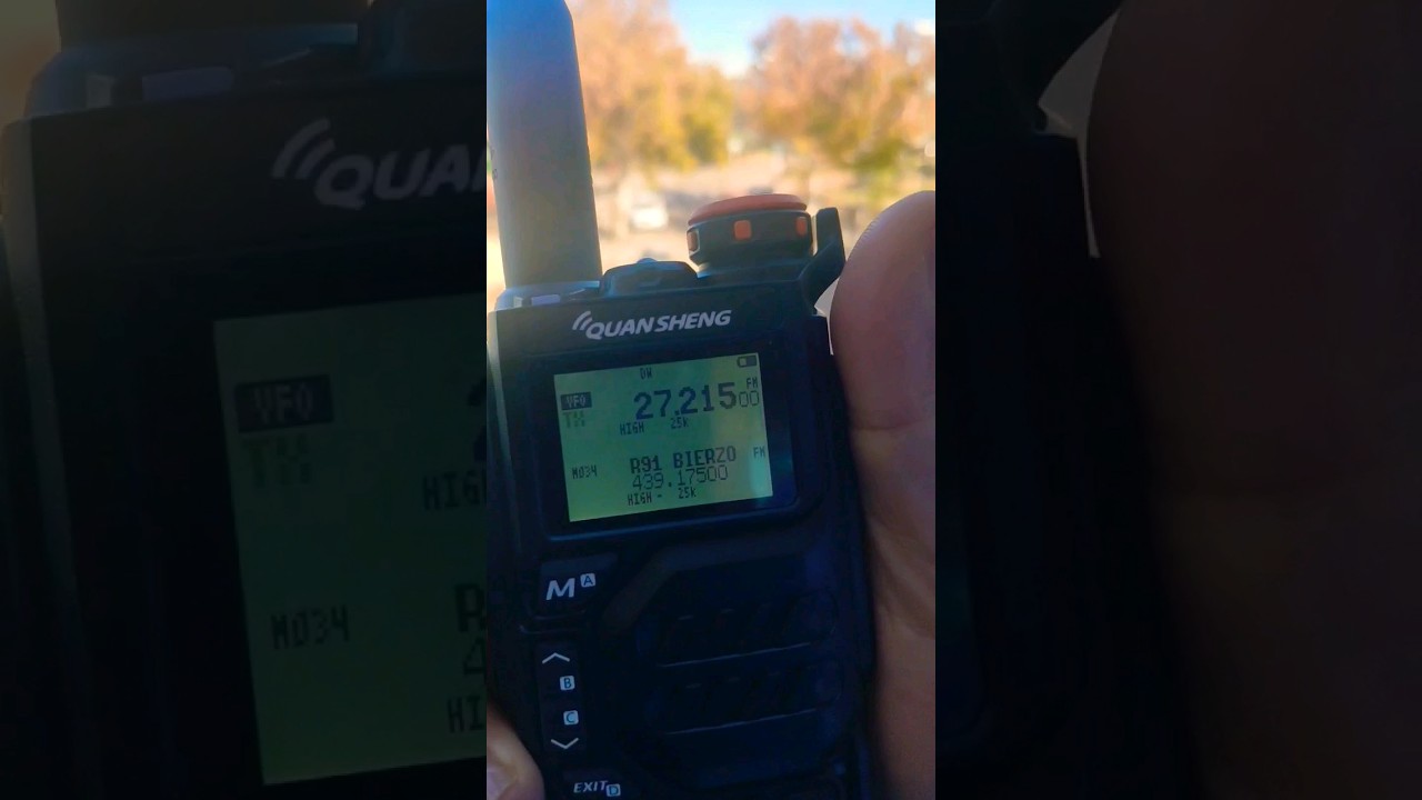 Probando Banda Ciudadana CB 27 con Walky Quansheng UV K5 Firmware updated . #quansheng