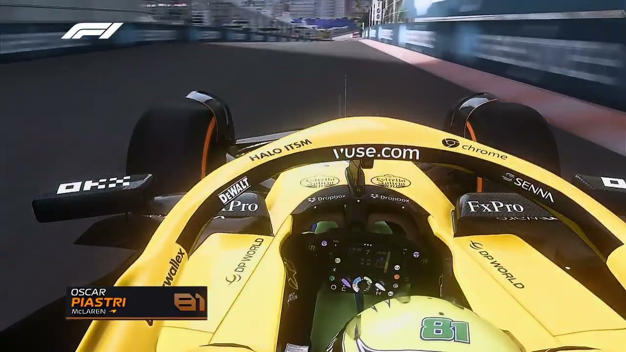 Oscar Piastri's Q3 Lap 2024 Monaco Grand Prix | Assetto Corsa