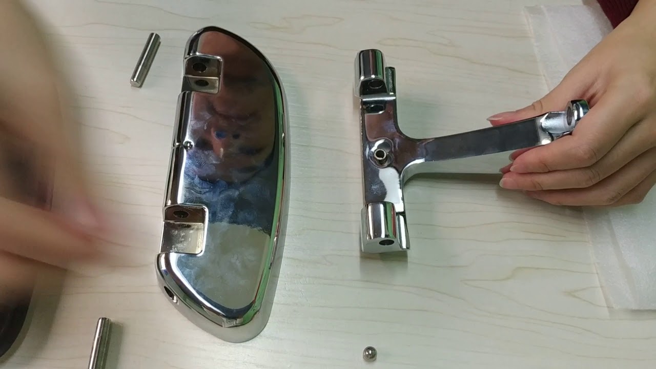 How to disassemble/assemble ISSYZONE Motorcycle Floorboards Passenger