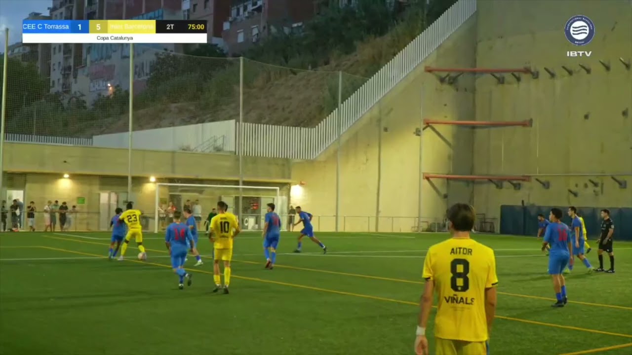 25/26 COPA CATALUNYA PRIMERA RONDA CEE COLLBLANC TORRASSA 1:9 INTER BARCELONA MOMENTOS DESTACADO