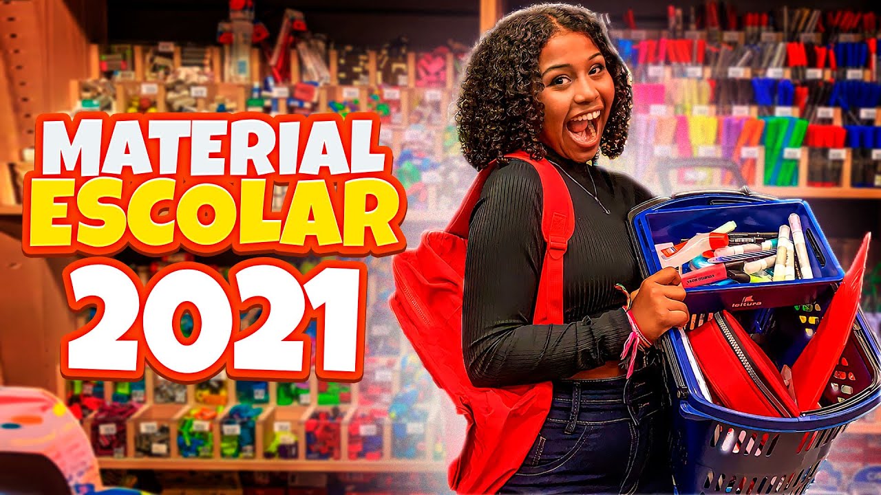COMPRANDO MEU MATERIAL ESCOLAR 2021 - MARYANE ALMEIDA