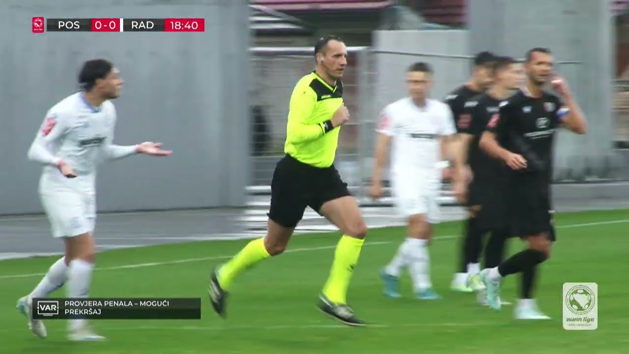 WWin liga BiH (12. kolo): Posu&scaron;je - Radnik Soccerbet 4:0