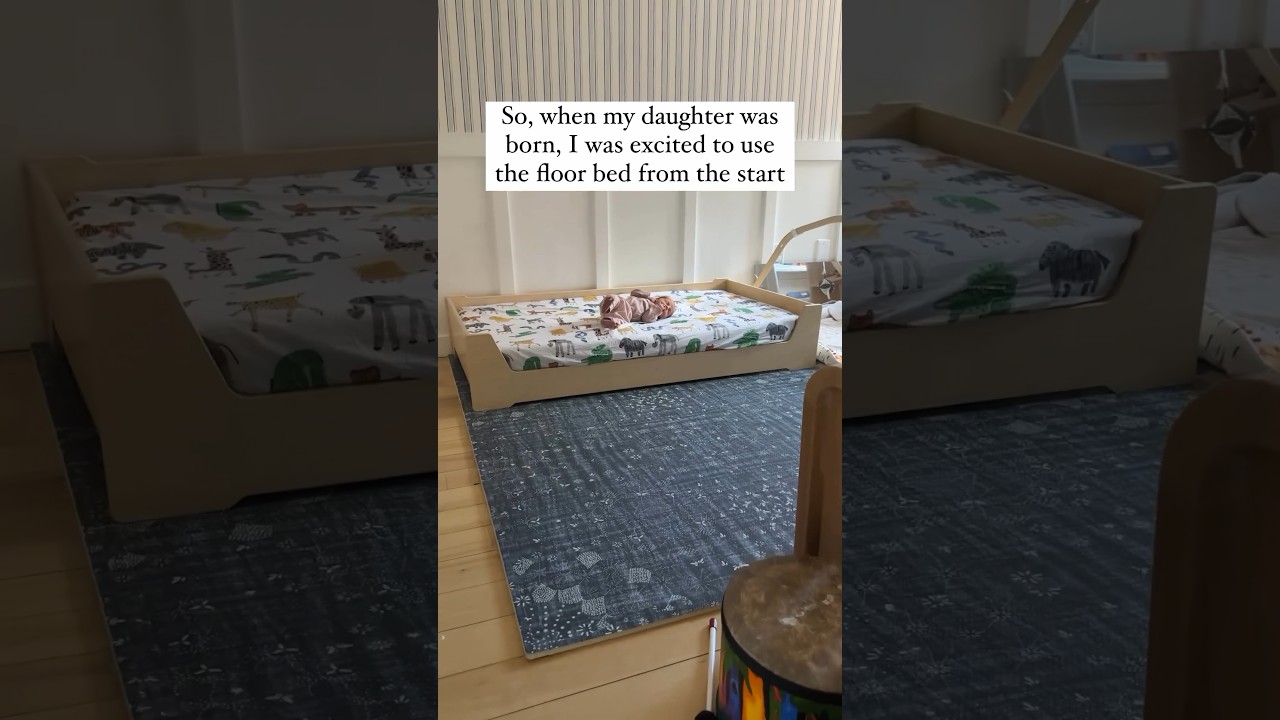 Why we don&rsquo;t use the Montessori floor bed this time #babysleep #montessoribaby #montessoriathome