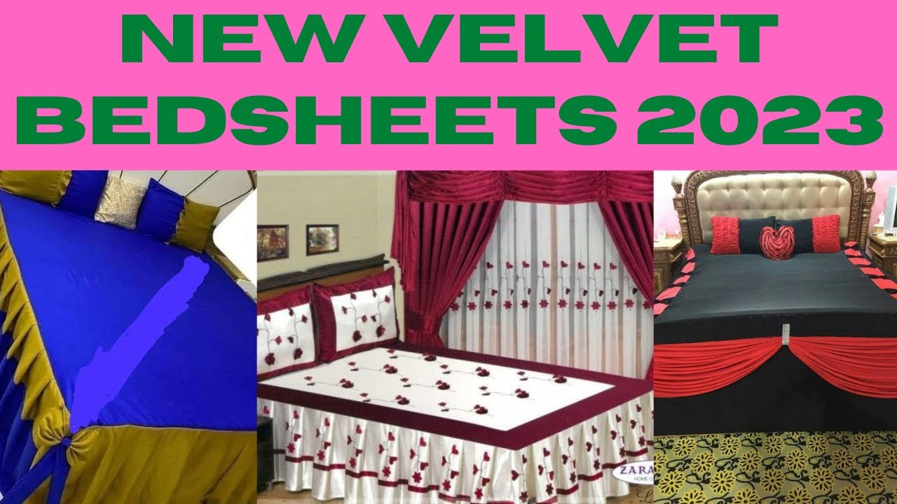 New velvet bedsheets 2023|collaction of stylish bedsheets|unique colorfull bedcovers.