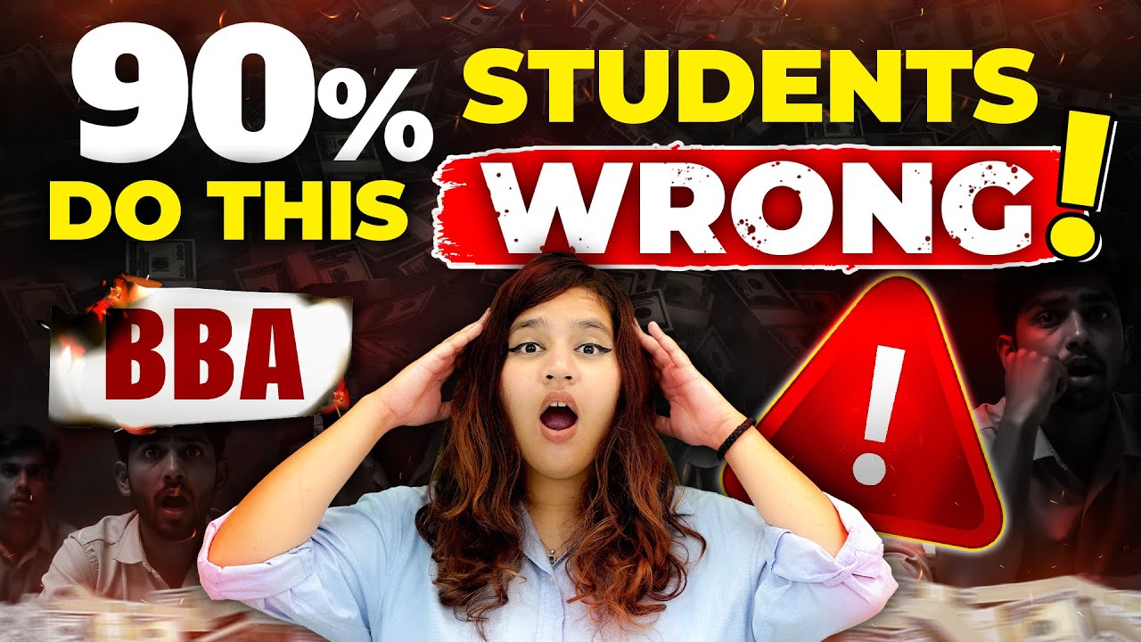 💥Mistakes to AVOID in BBA Entrance Exams❌BBA Course Tips! #BBA #BBAColleges #BBACourse